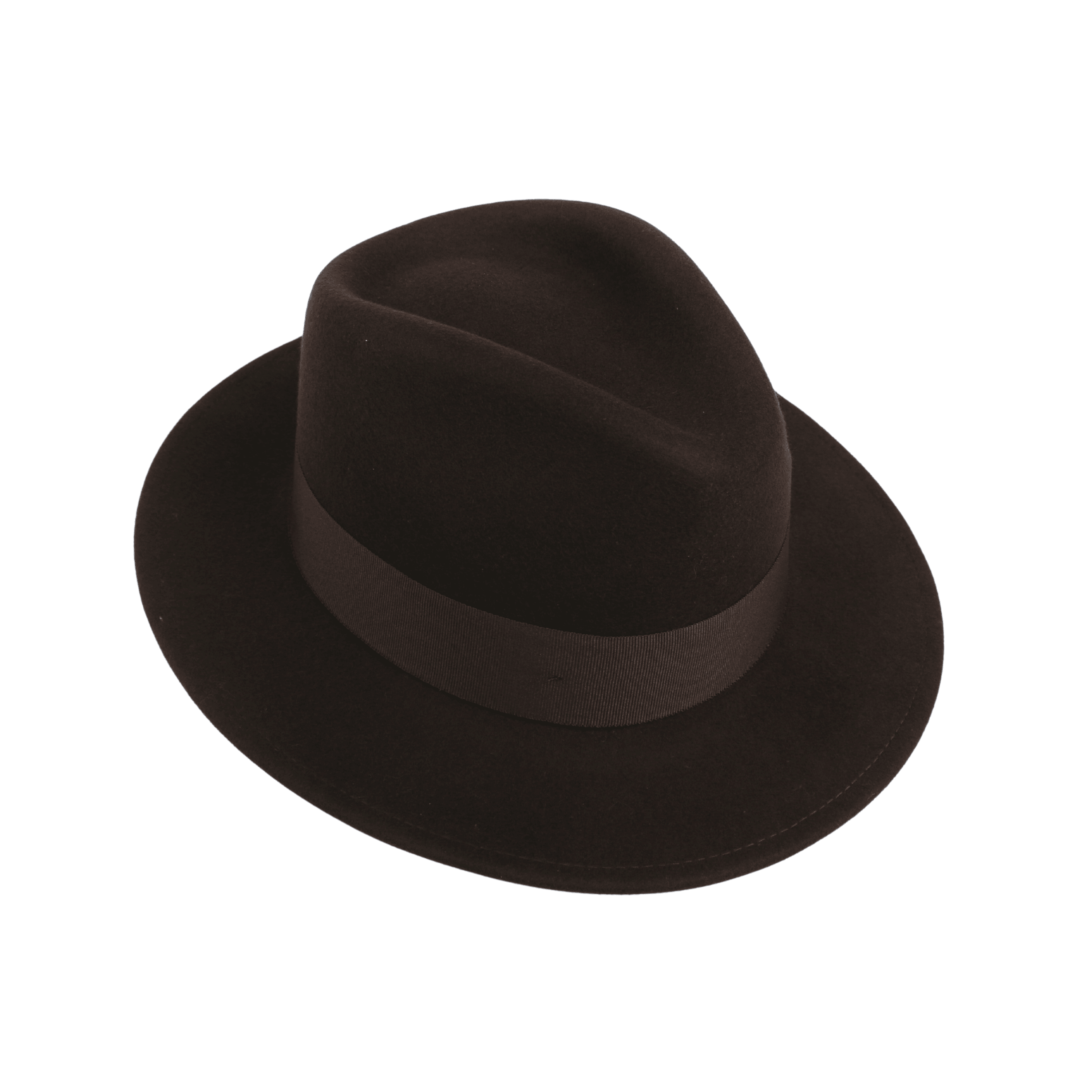 Classic Fedora Wide Brim Sweatband Hat for Men & Women - hatsXcaps