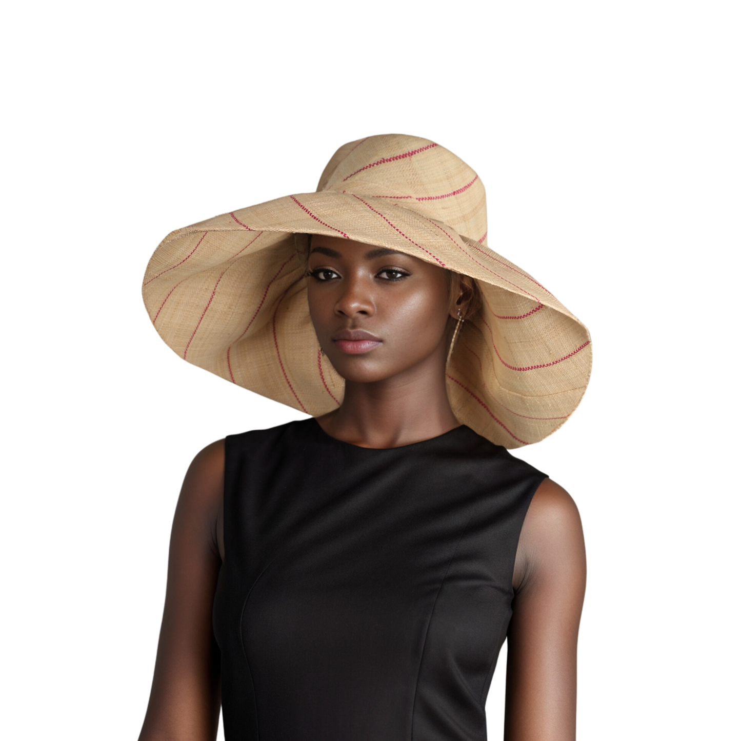 Women's Wide Brim Mimosa Sun Hat for Summer Beach - hatsXcaps