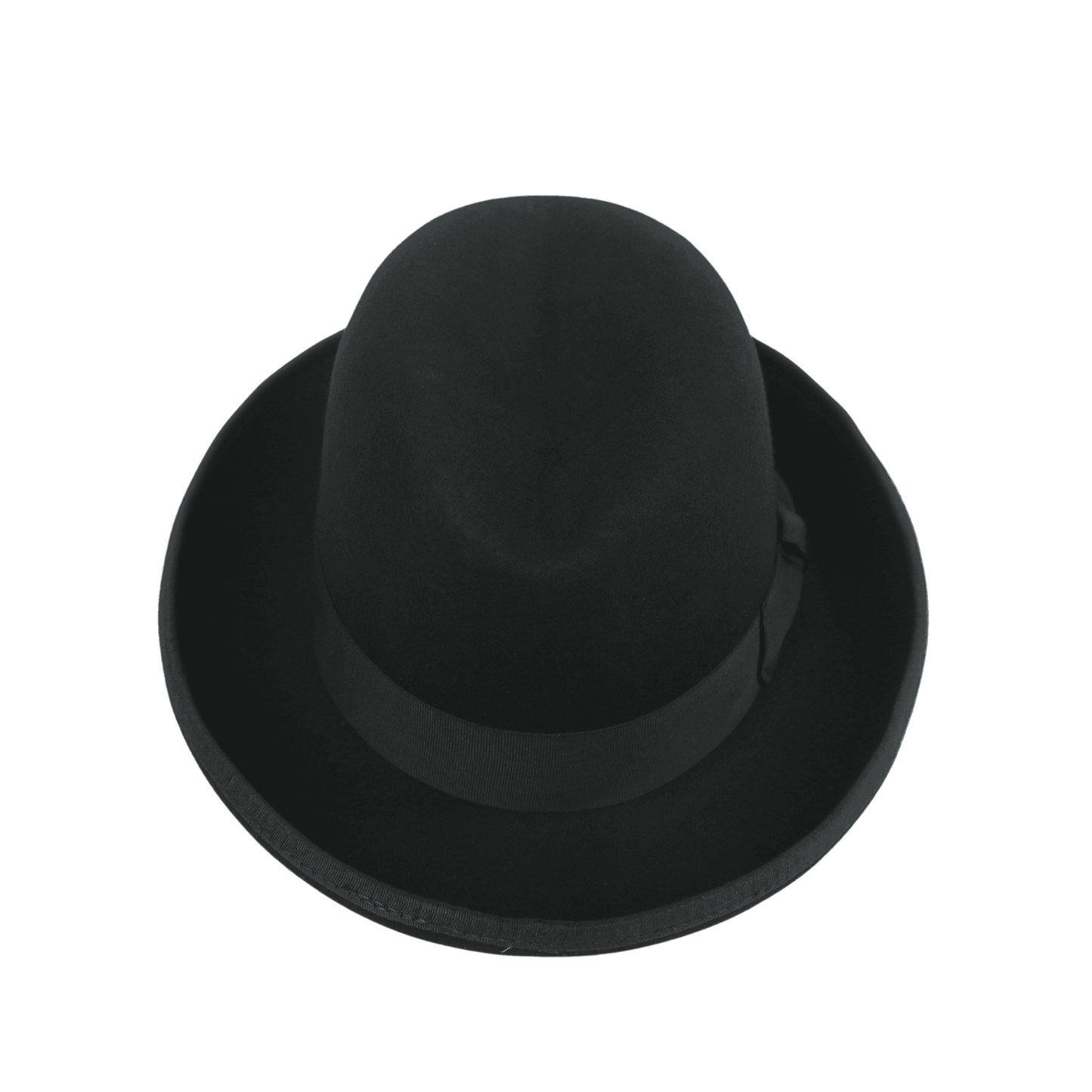 100% Wool Trilby Homburg Hat for Men - hatsXcaps