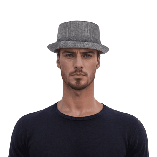 100% Cotton Trilby Pork Pie Hat for Men & Women - hatsXcaps