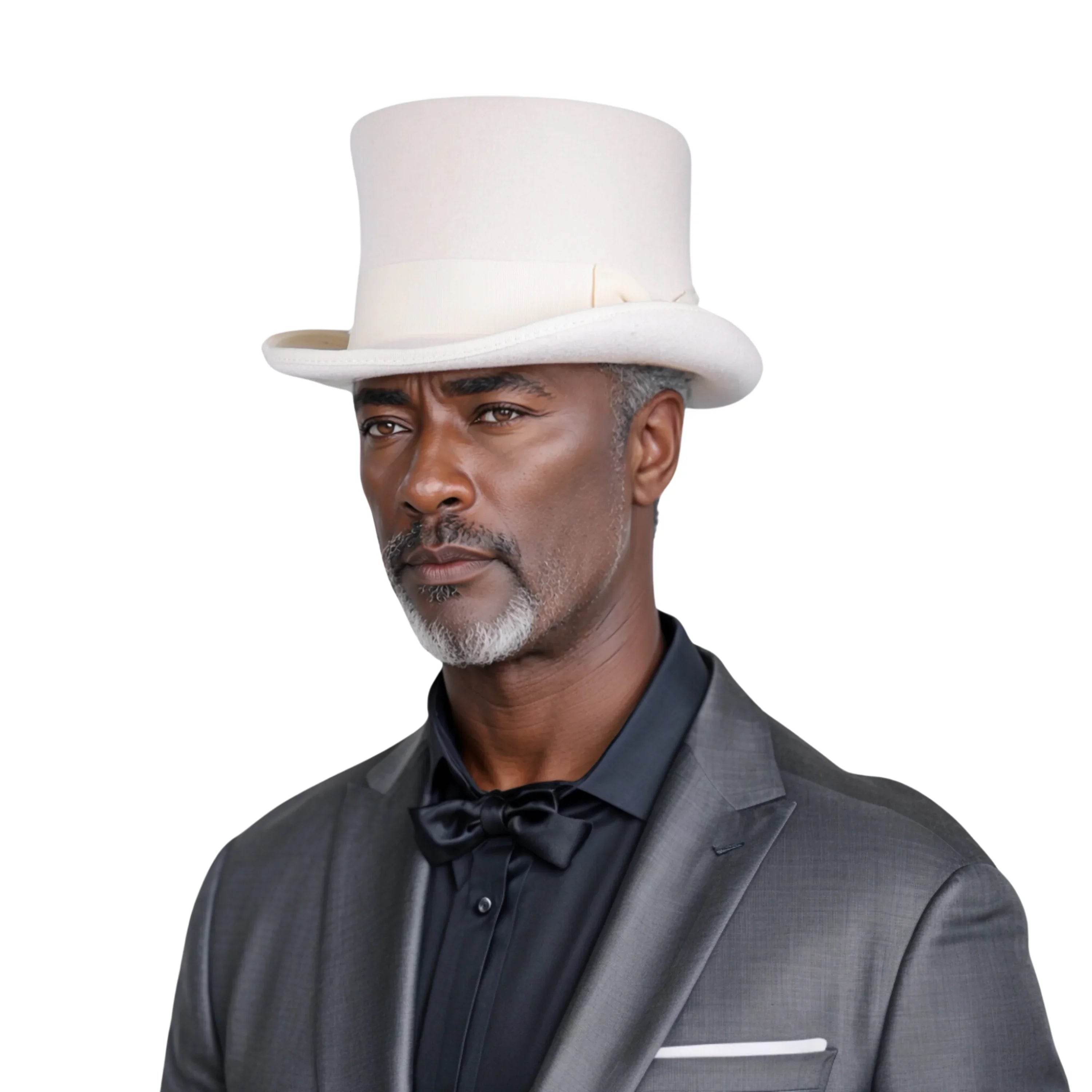 Wool felt Top Hats, Classic Wedding Events Costume Hat - hatsXcaps