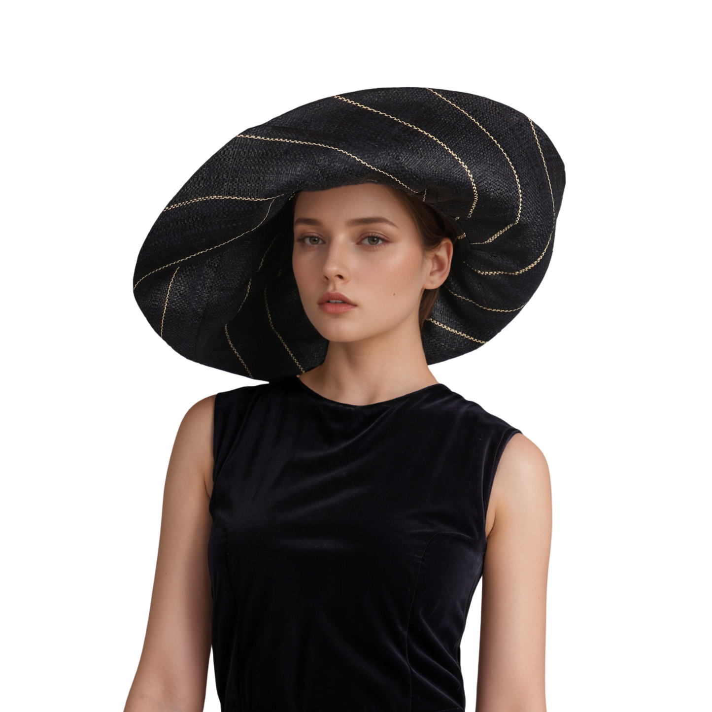 Women's Wide Brim Mimosa Sun Hat for Summer Beach - hatsXcaps