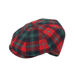 Scottish Tartan Newsboy Cap for Men & Women - hatsXcaps