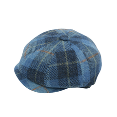 100% Scottish Wool Newsboy Flat Newsboy Cap for Men & Women - hatsXcaps