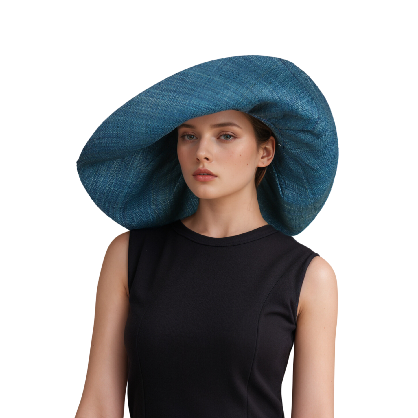Women's Wide Brim Mimosa Sun Hat for Summer Beach - hatsXcaps