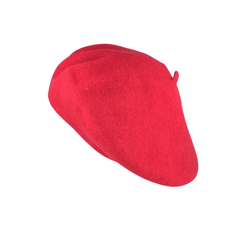 100% Wool Beret Women's Classic Solid Colour French Beret Hat - hatsXcaps