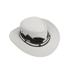 Handcrafted Braided Leather Cowboy Hat - hatsXcaps