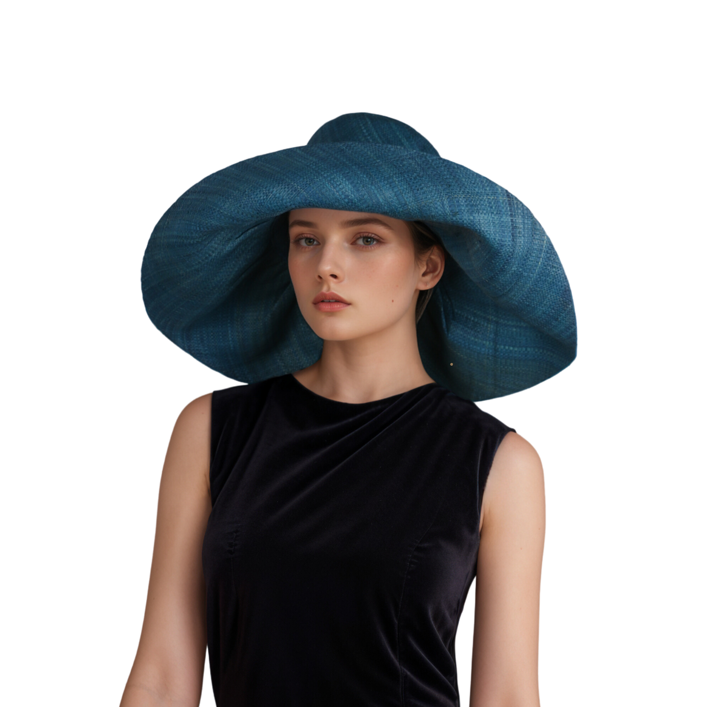 Women's Wide Brim Mimosa Sun Hat for Summer Beach - hatsXcaps