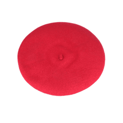100% Wool Beret Women's Classic Solid Colour French Beret Hat - hatsXcaps