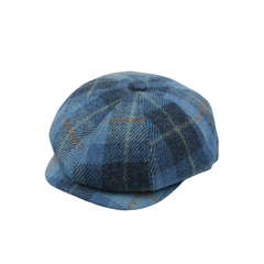 100% Scottish Wool Newsboy Flat Newsboy Cap for Men & Women - hatsXcaps