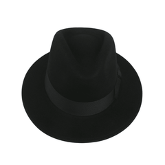 Classic Fedora Wide Brim Sweatband Hat for Men & Women - hatsXcaps