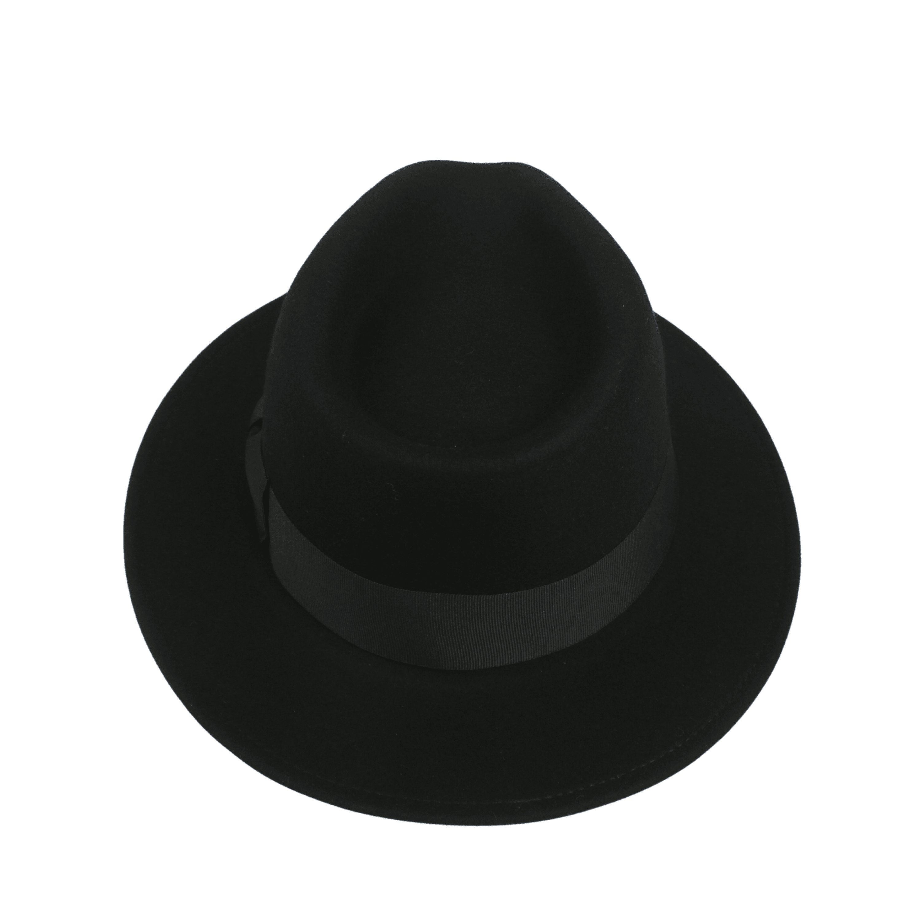 Classic Fedora Wide Brim Sweatband Hat for Men & Women - hatsXcaps