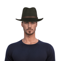 Wide Brim Classic Trilby Fedora Hat for Men & Women - hatsXcaps