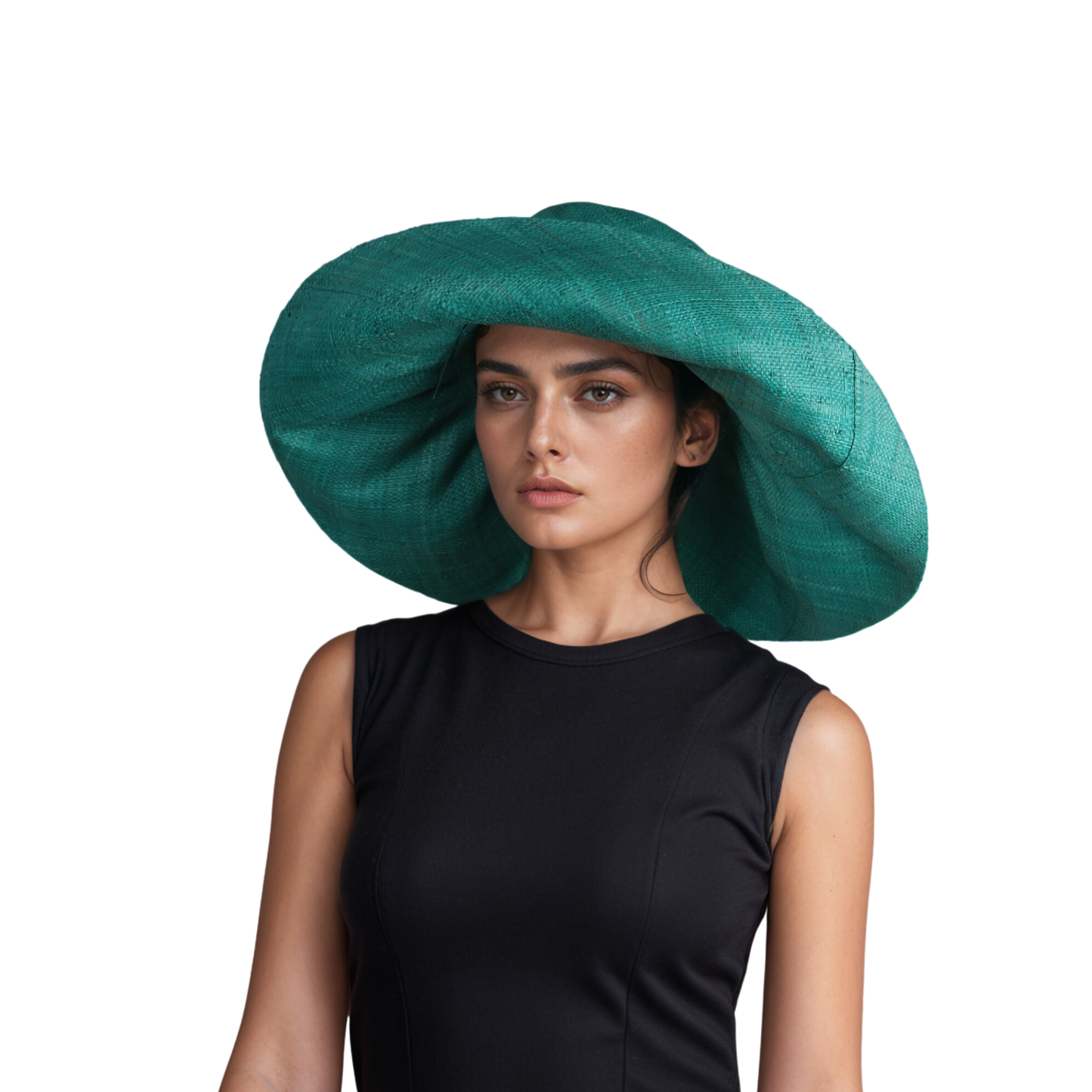 Women's Wide Brim Mimosa Sun Hat for Summer Beach - hatsXcaps