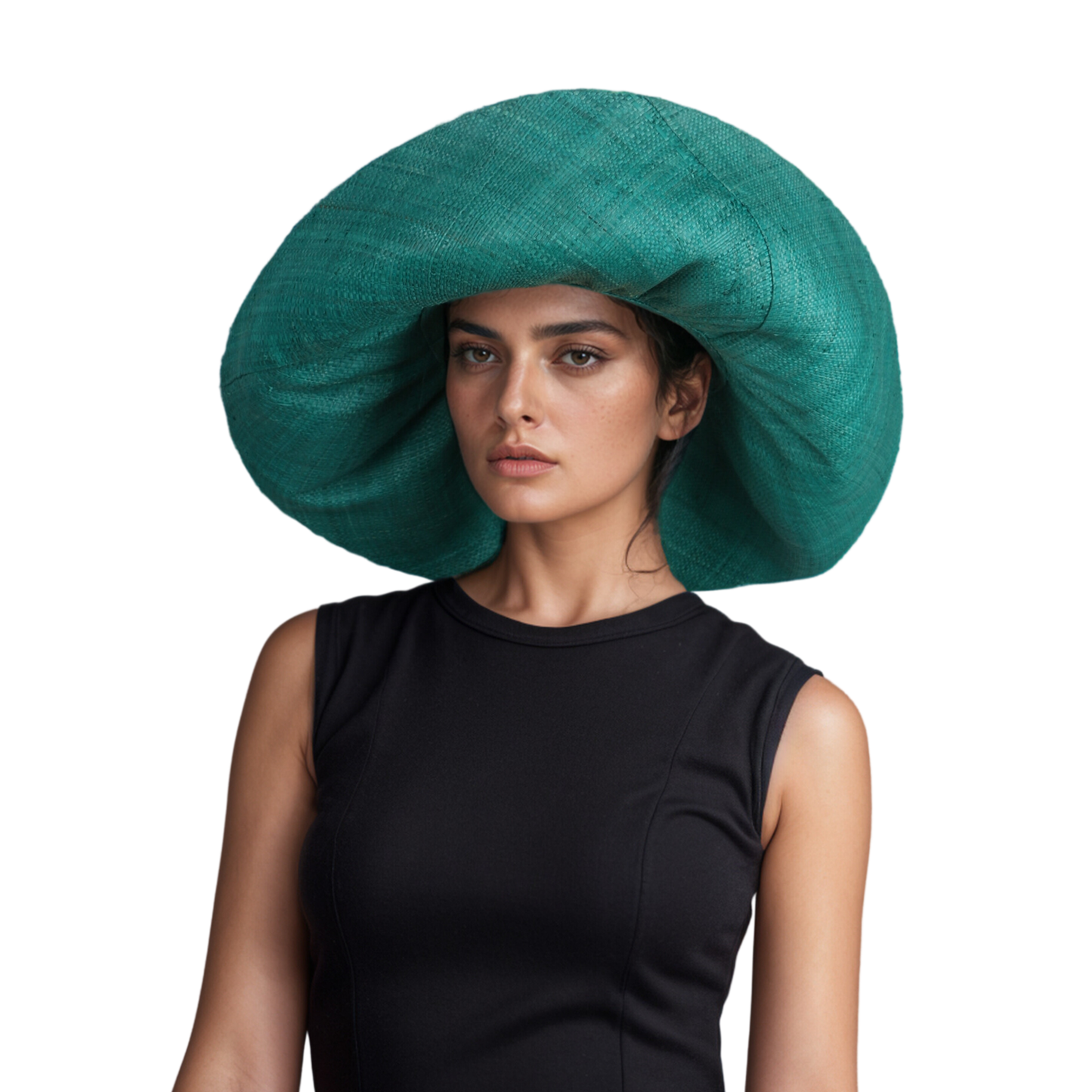 Women's Wide Brim Mimosa Sun Hat for Summer Beach - hatsXcaps