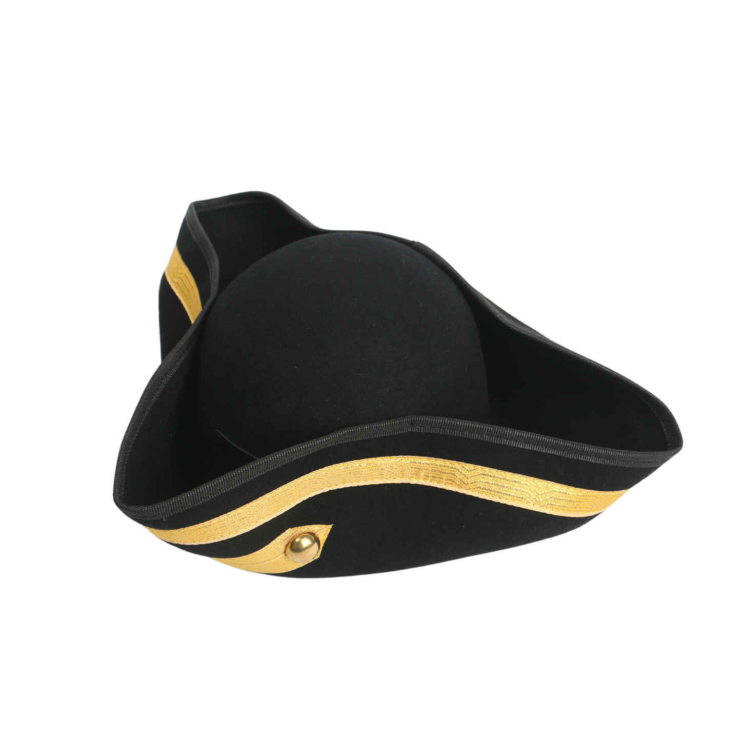 Handmade 100% Wool Felt Military Naval Hat - hatsXcaps