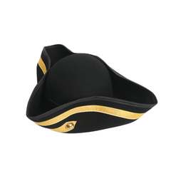 Handmade 100% Wool Felt Military Naval Hat - hatsXcaps
