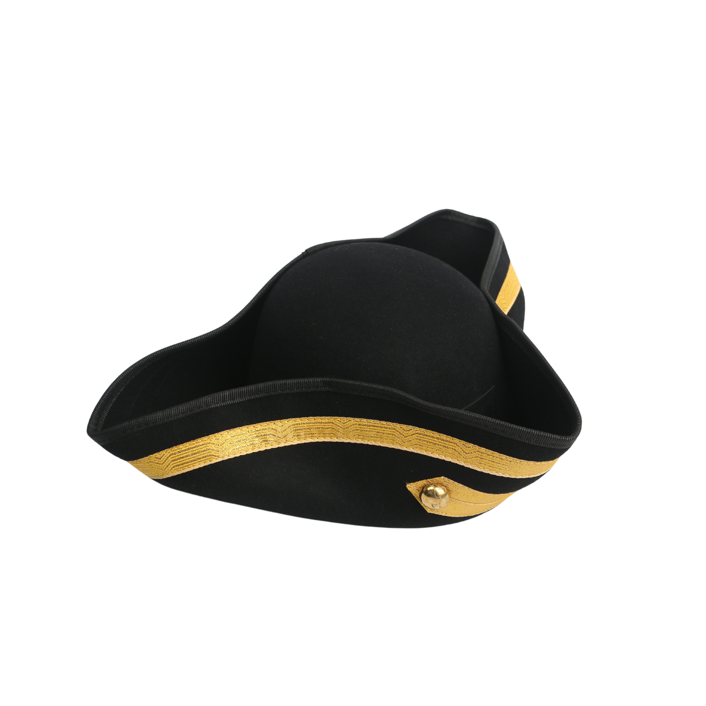 Handmade 100% Wool Felt Military Naval Hat - hatsXcaps