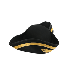 Handmade 100% Wool Felt Military Naval Hat - hatsXcaps