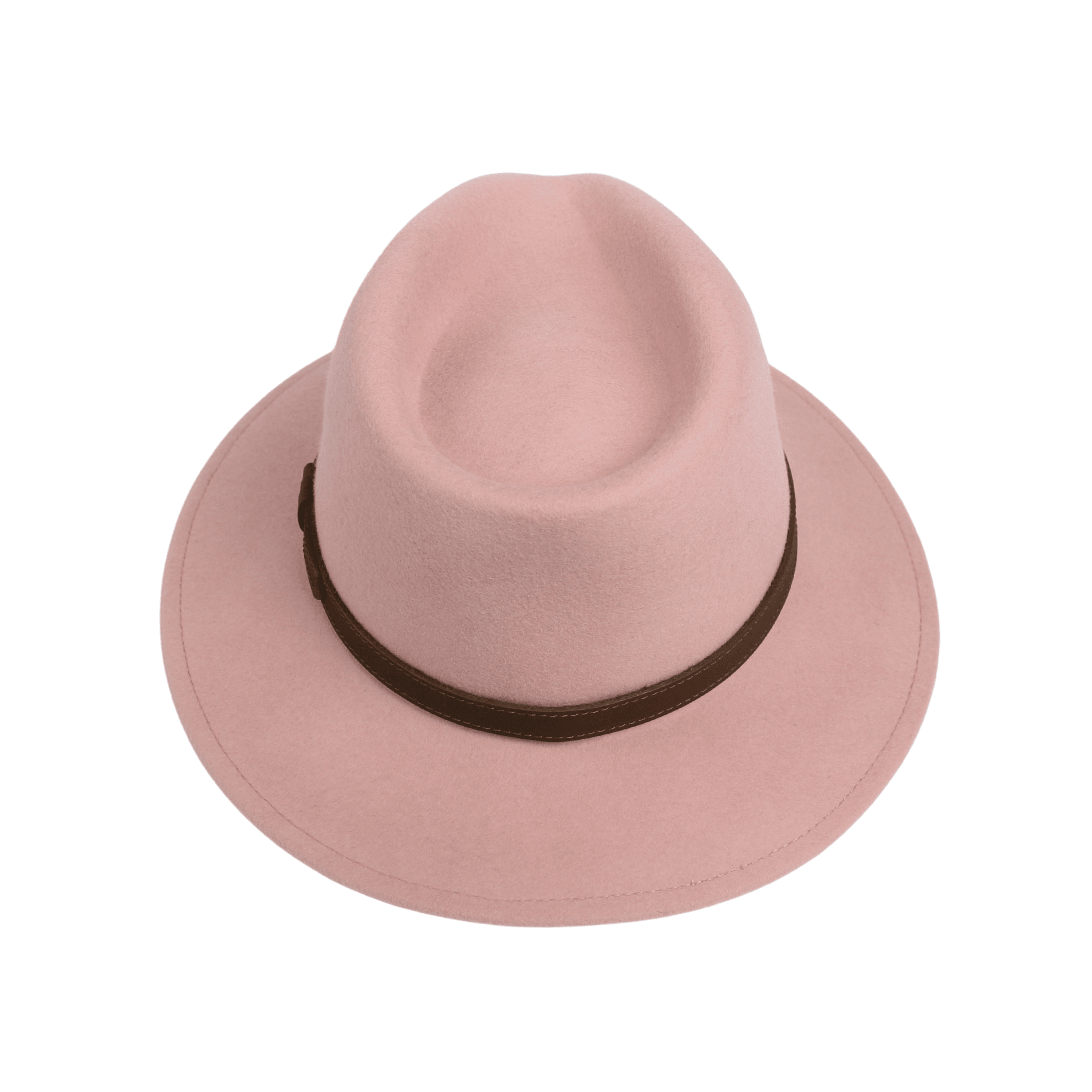Wide Brim Classic Trilby Fedora Hat for Men & Women - hatsXcaps