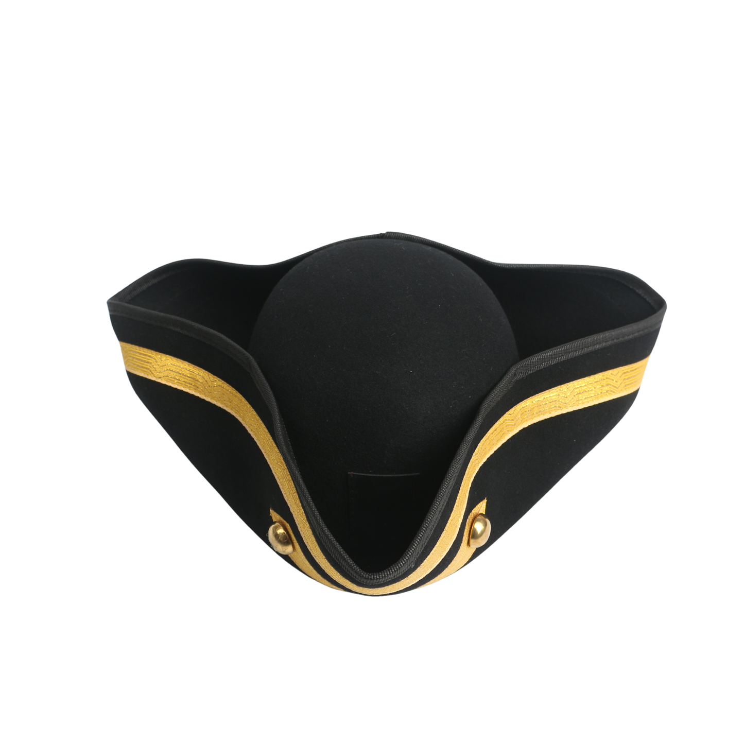 Handmade 100% Wool Felt Military Naval Hat - hatsXcaps