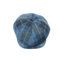 100% Scottish Wool Newsboy Flat Newsboy Cap for Men & Women - hatsXcaps
