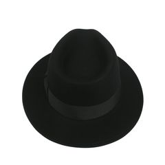 Classic Fedora Wide Brim Sweatband Hat for Men & Women - hatsXcaps