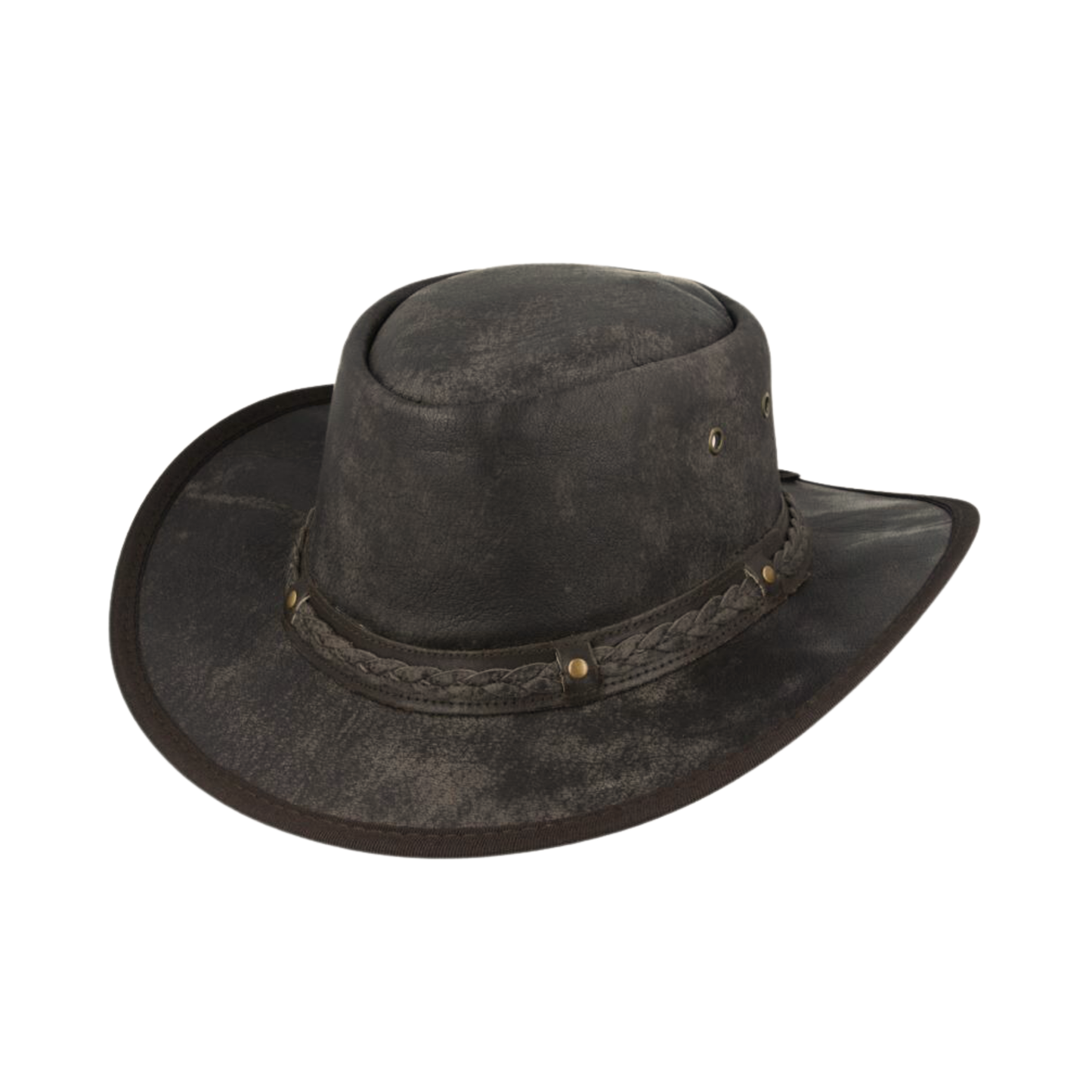Handcrafted Unisex Design Leather Cowboy Hats - hatsXcaps