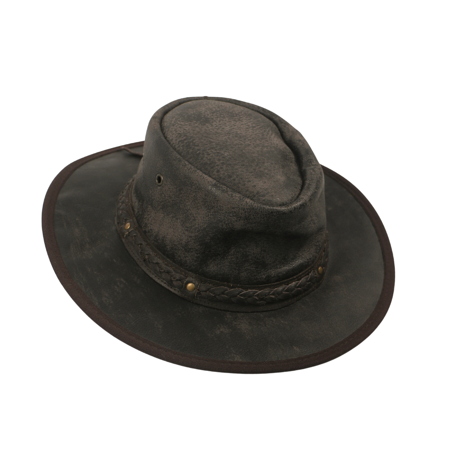 Handcrafted Unisex Design Leather Cowboy Hats - hatsXcaps