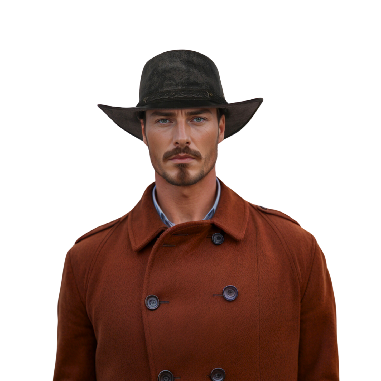 Handcrafted Unisex Design Leather Cowboy Hats - hatsXcaps