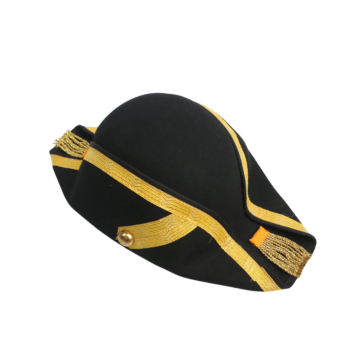 Handmade 100% Wool Felt Military Naval Hat - hatsXcaps