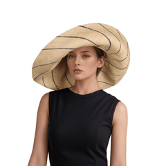 Women's Wide Brim Mimosa Sun Hat for Summer Beach - hatsXcaps