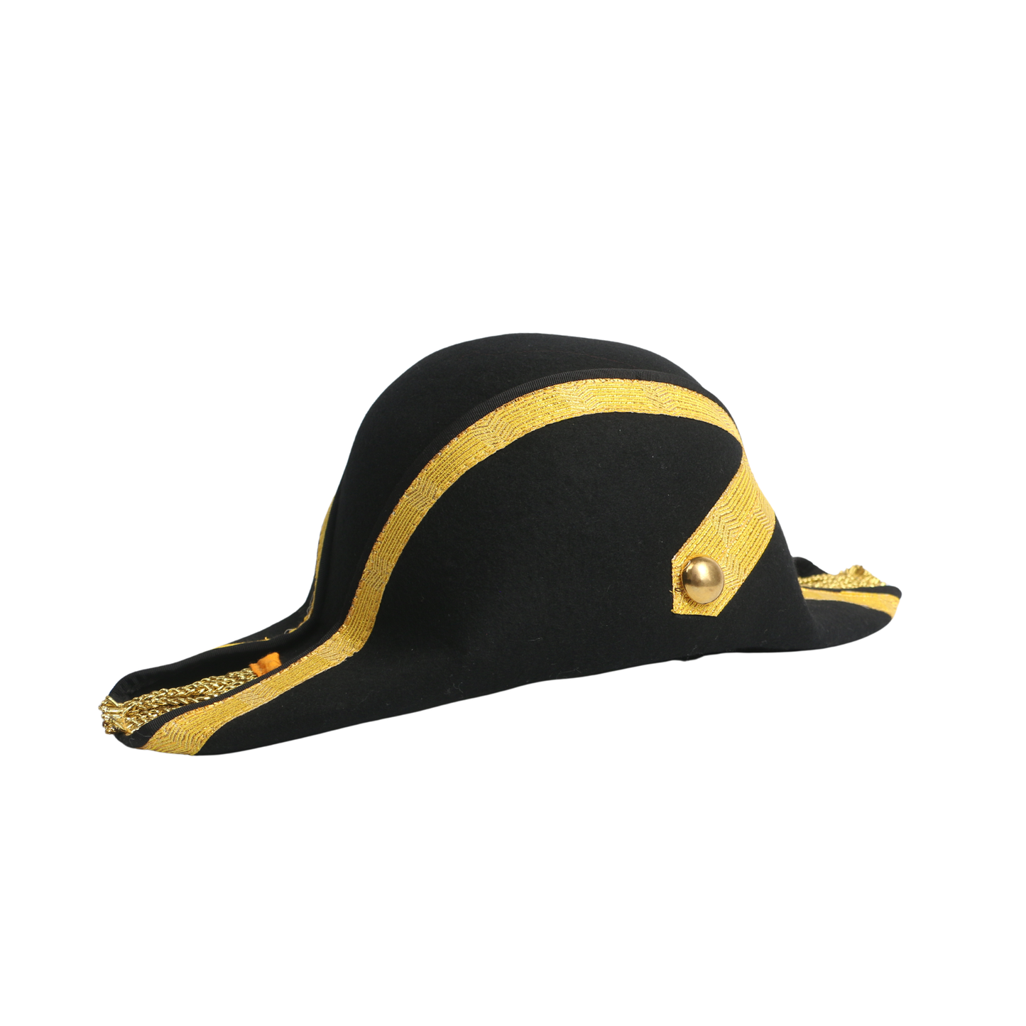 Handmade 100% Wool Felt Military Naval Hat - hatsXcaps