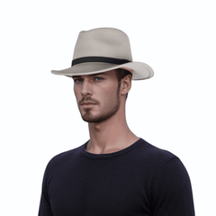 Wide Brim Classic Trilby Fedora Hat for Men & Women - hatsXcaps