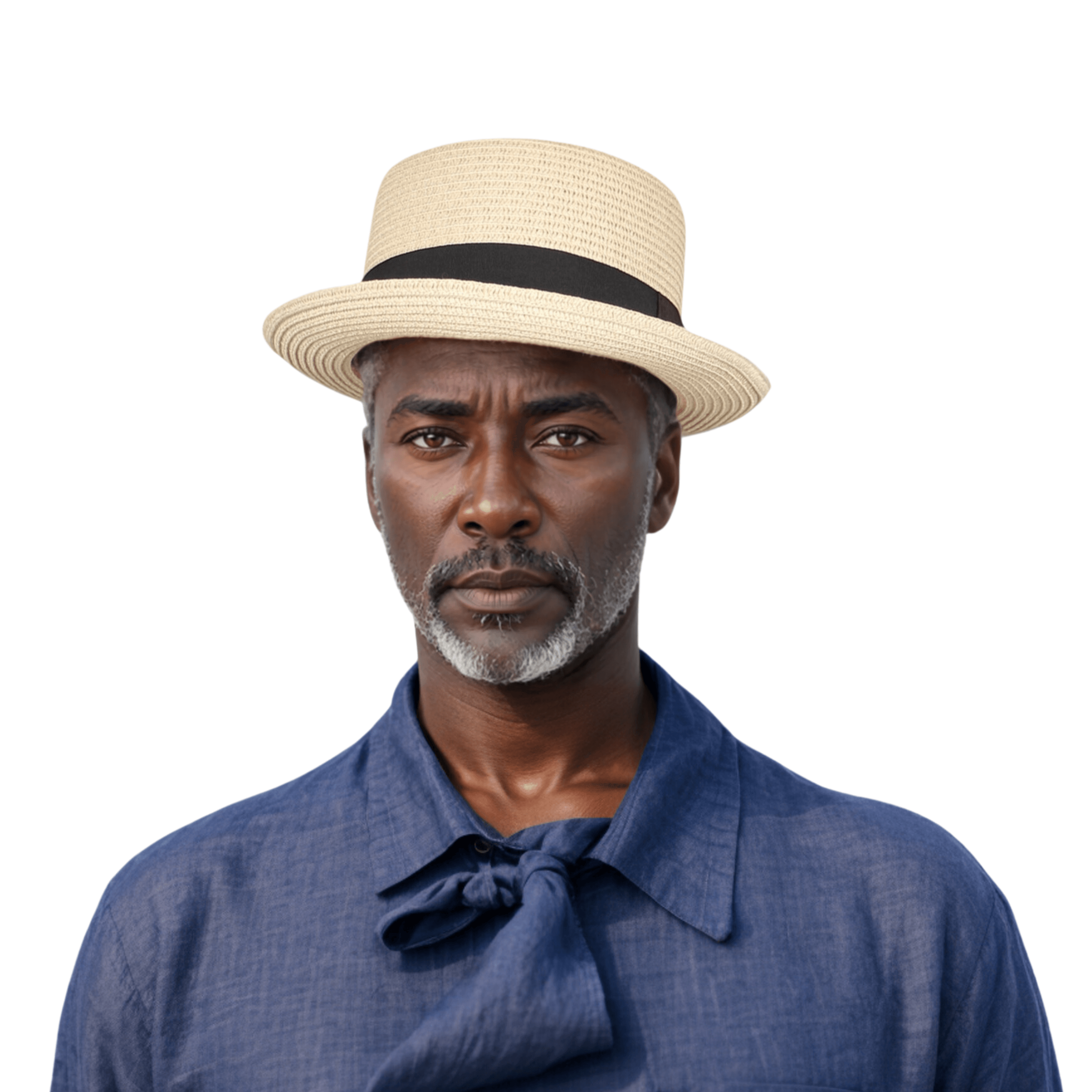 Classic Straw Pork Pie Hat - hatsXcaps