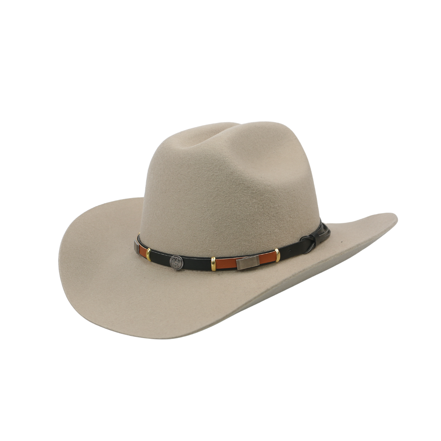 Premium Felt Cowboy Wide Brim Hat - hatsXcaps