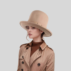 Tall Bowler Coke Stovepipe Derby Hat - hatsXcaps