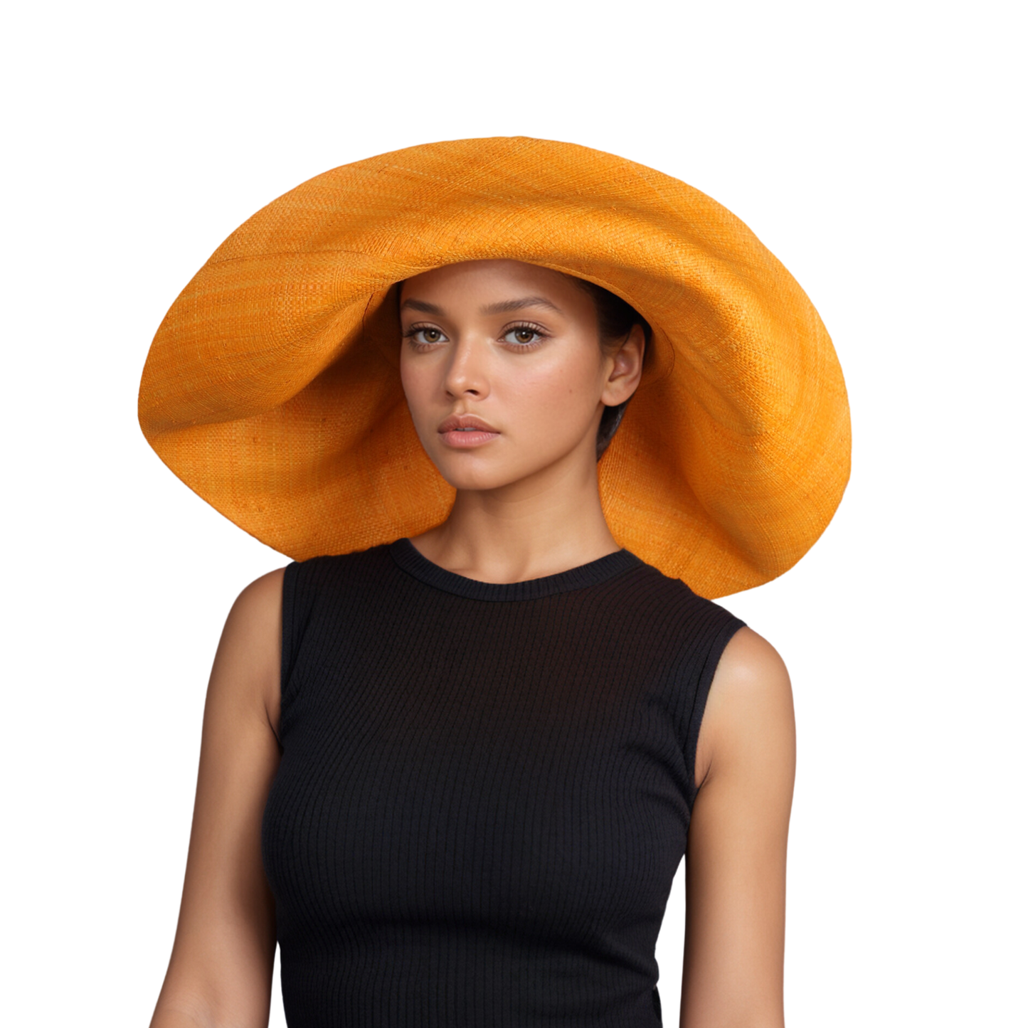 Women's Wide Brim Mimosa Sun Hat for Summer Beach - hatsXcaps