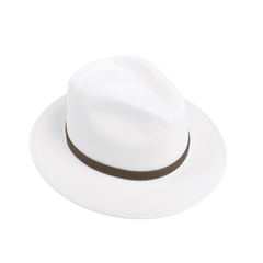 Wide Brim Classic Trilby Fedora Hat for Men & Women - hatsXcaps