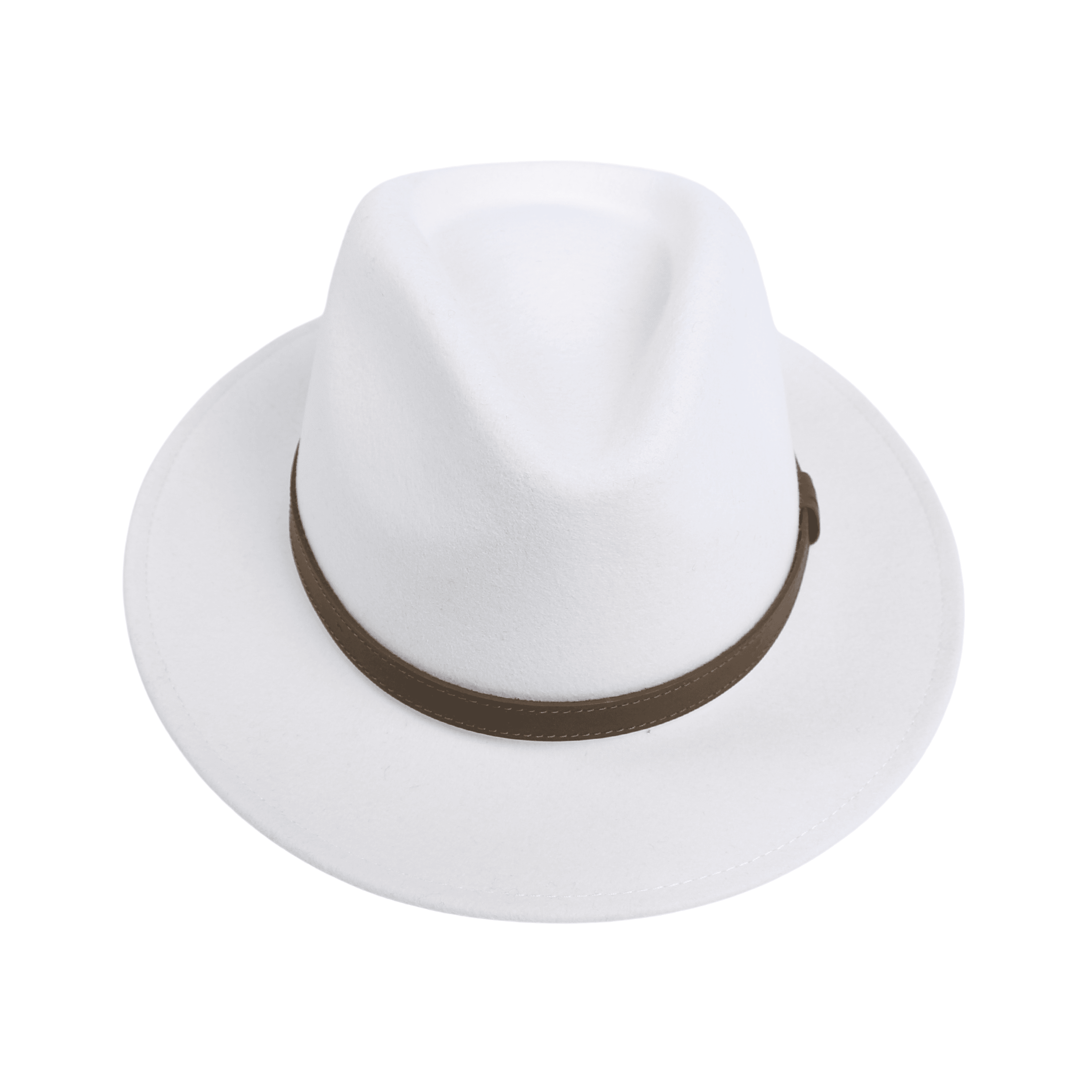 Wide Brim Classic Trilby Fedora Hat for Men & Women - hatsXcaps