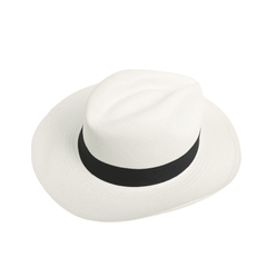 Handmade Natural Straw Paja Toquilla Panama Hat - hatsXcaps