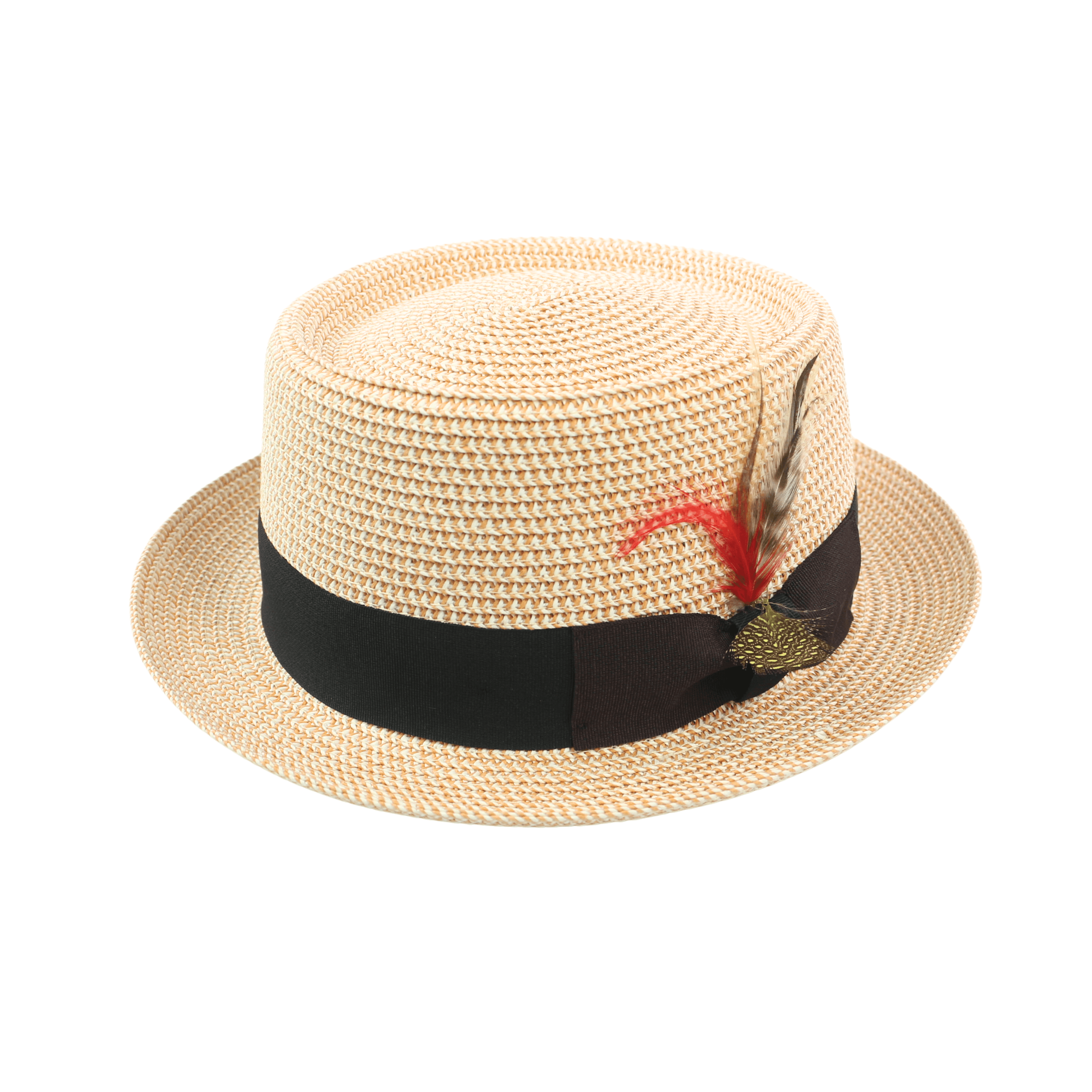 Classic Straw Pork Pie Hat - hatsXcaps