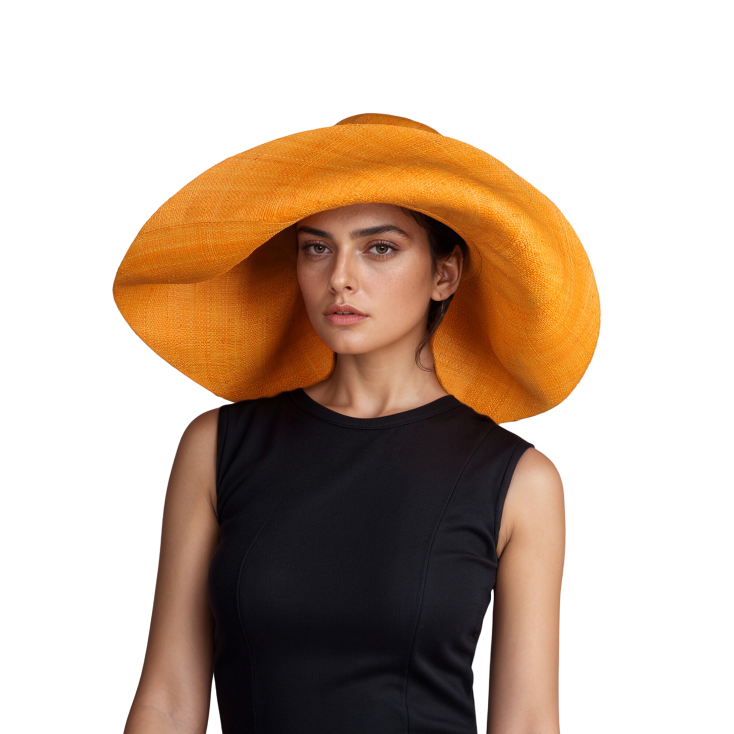 Women's Wide Brim Mimosa Sun Hat for Summer Beach - hatsXcaps