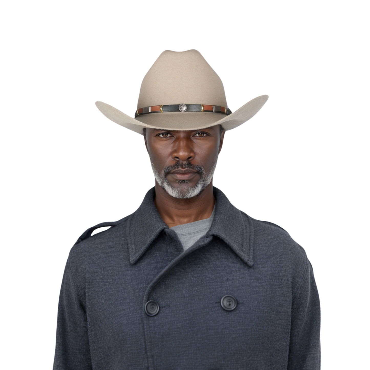 Premium Felt Cowboy Wide Brim Hat - hatsXcaps