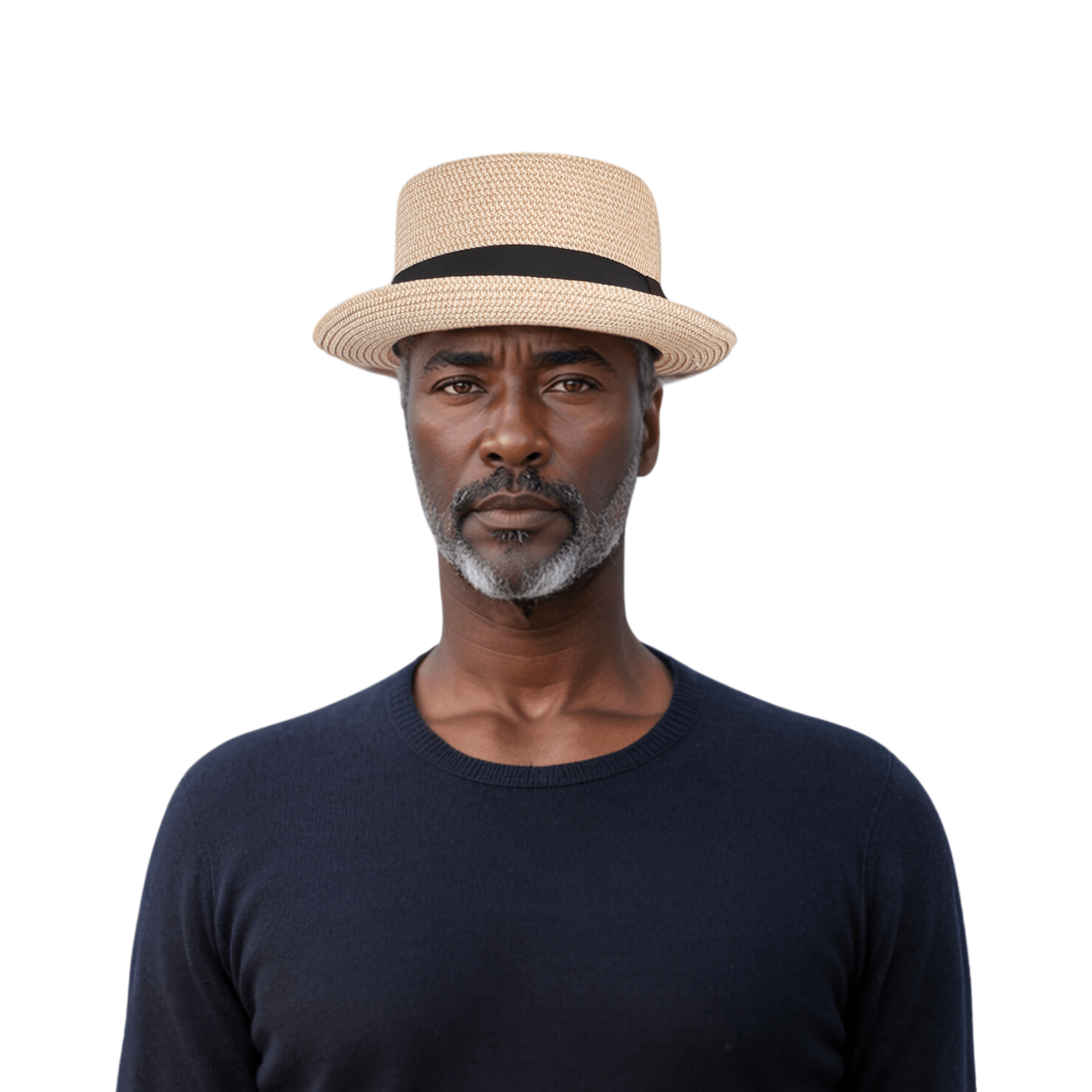 Classic Straw Pork Pie Hat - hatsXcaps