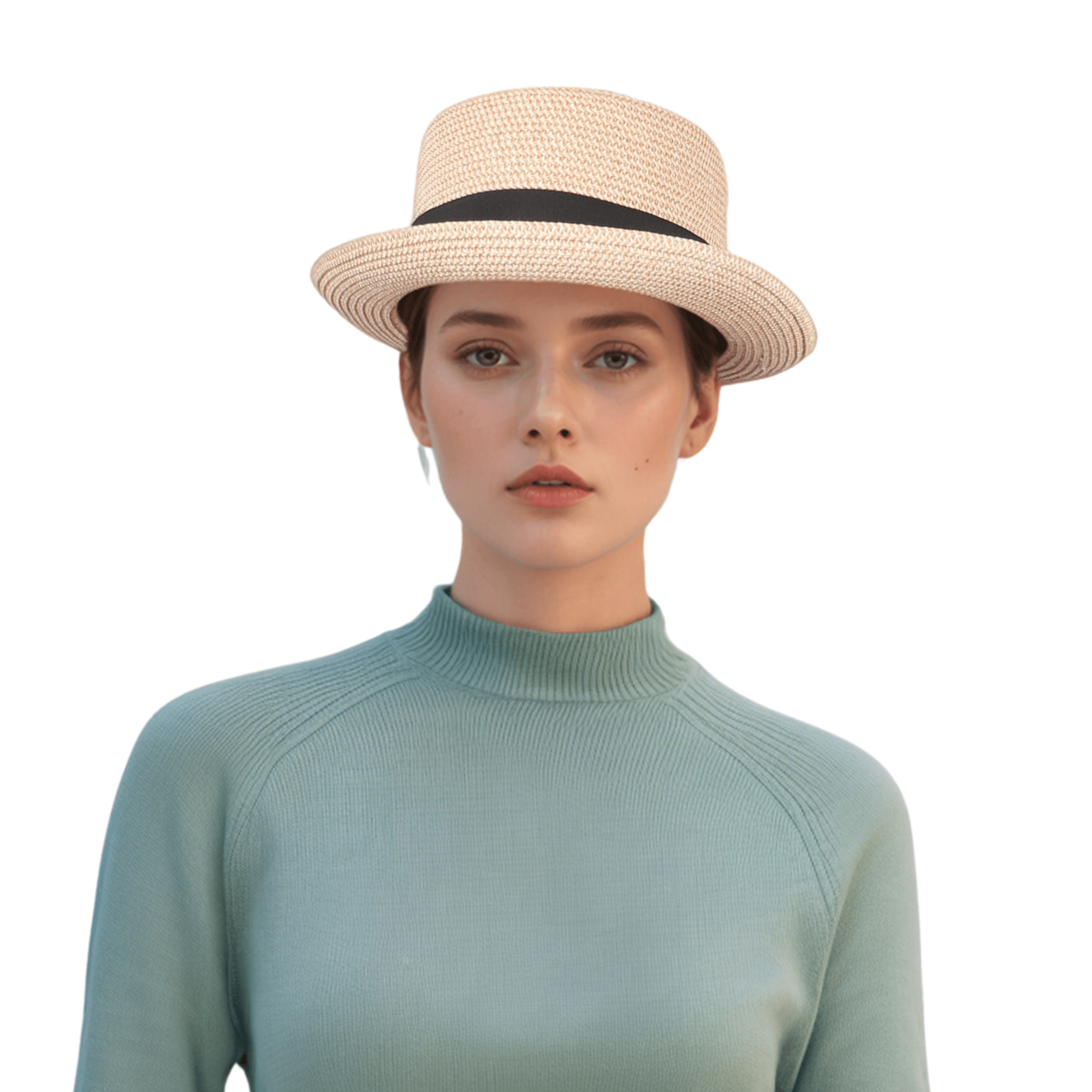 Classic Straw Pork Pie Hat - hatsXcaps
