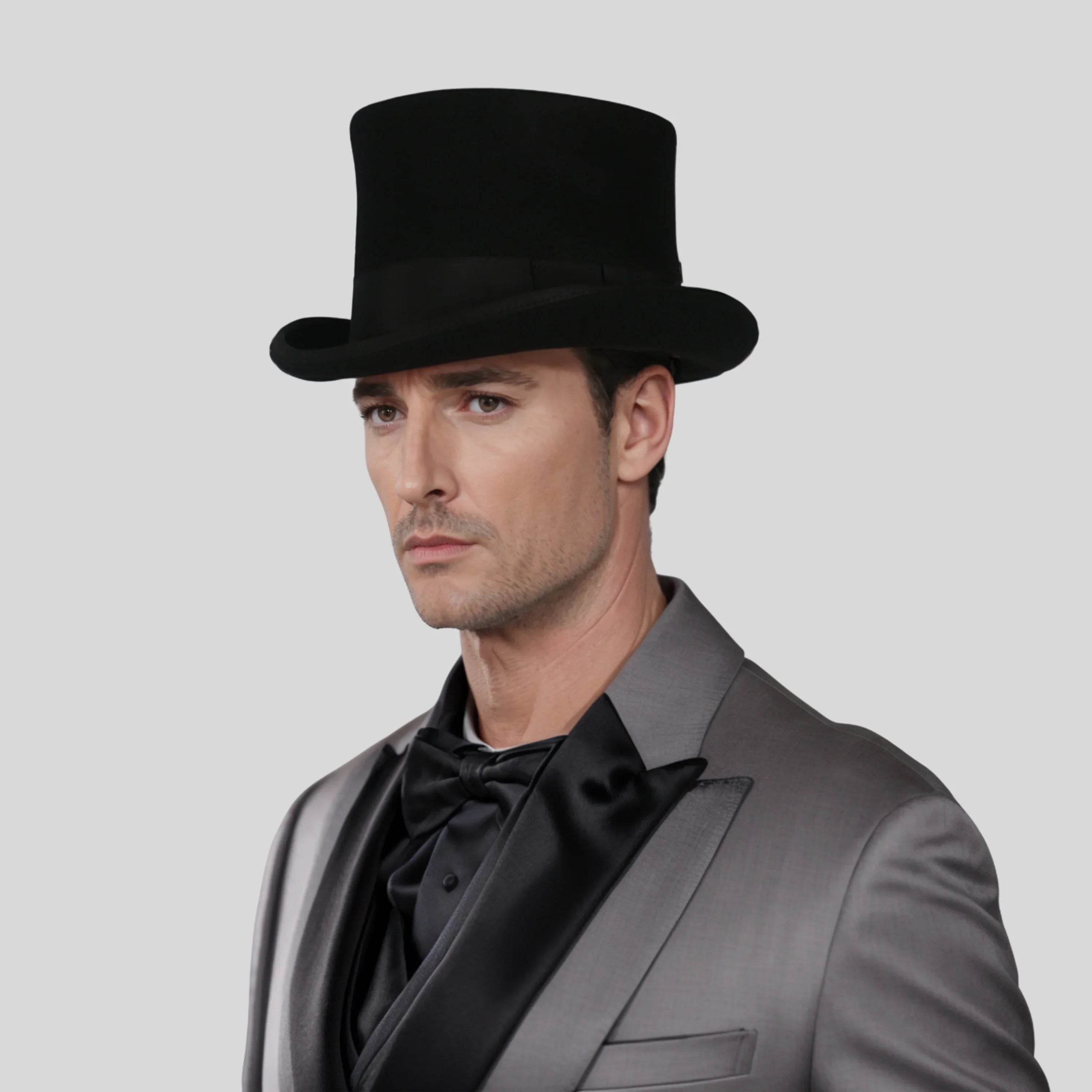 Wool felt Top Hats, Classic Wedding Events Costume Hat - hatsXcaps