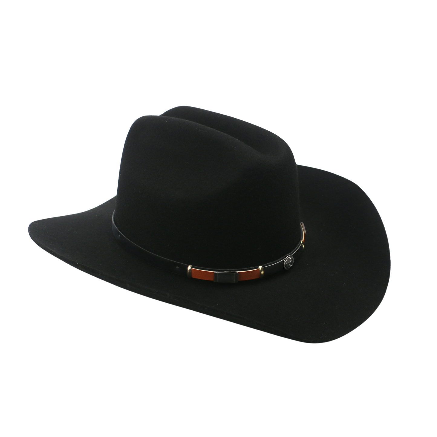 Premium Felt Cowboy Wide Brim Hat - hatsXcaps