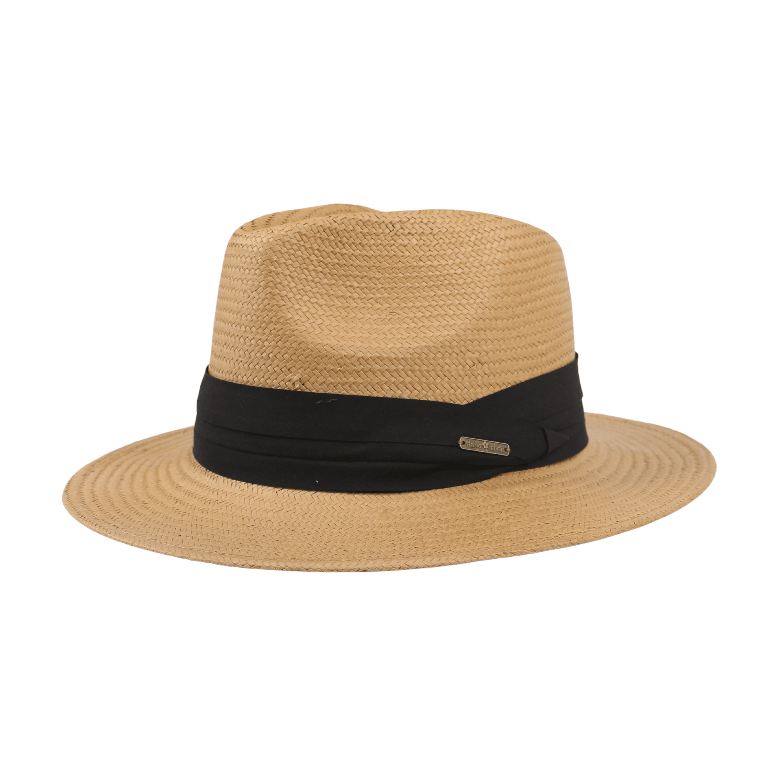Handcrafted Straw Fedora Hat for Men & Women - hatsXcaps