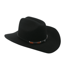 Premium Felt Cowboy Wide Brim Hat - hatsXcaps